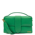 Jacquemus Cross Body Le Grand Bambino in Green, Leather — Front View