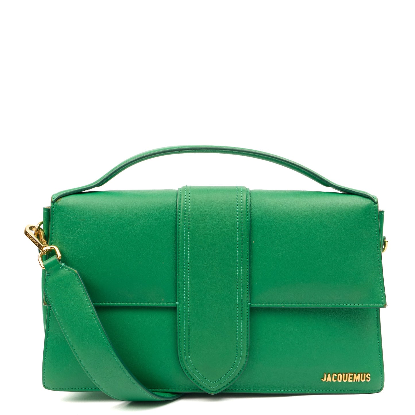 Jacquemus Cross Body Le Grand Bambino in Green, Leather — Alternate View 13