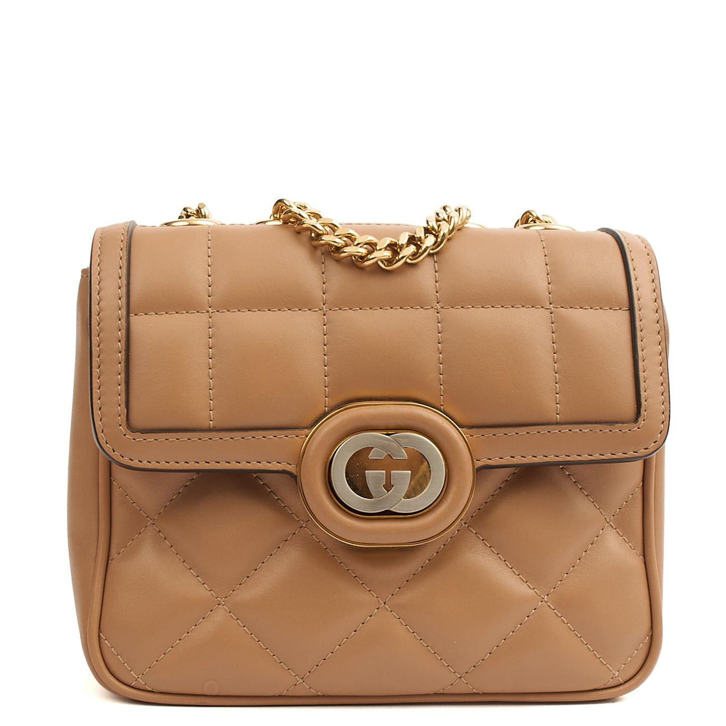 Gucci Cross Body Deco Shoulder - Small in Brown, Leather — Alternate View 12
