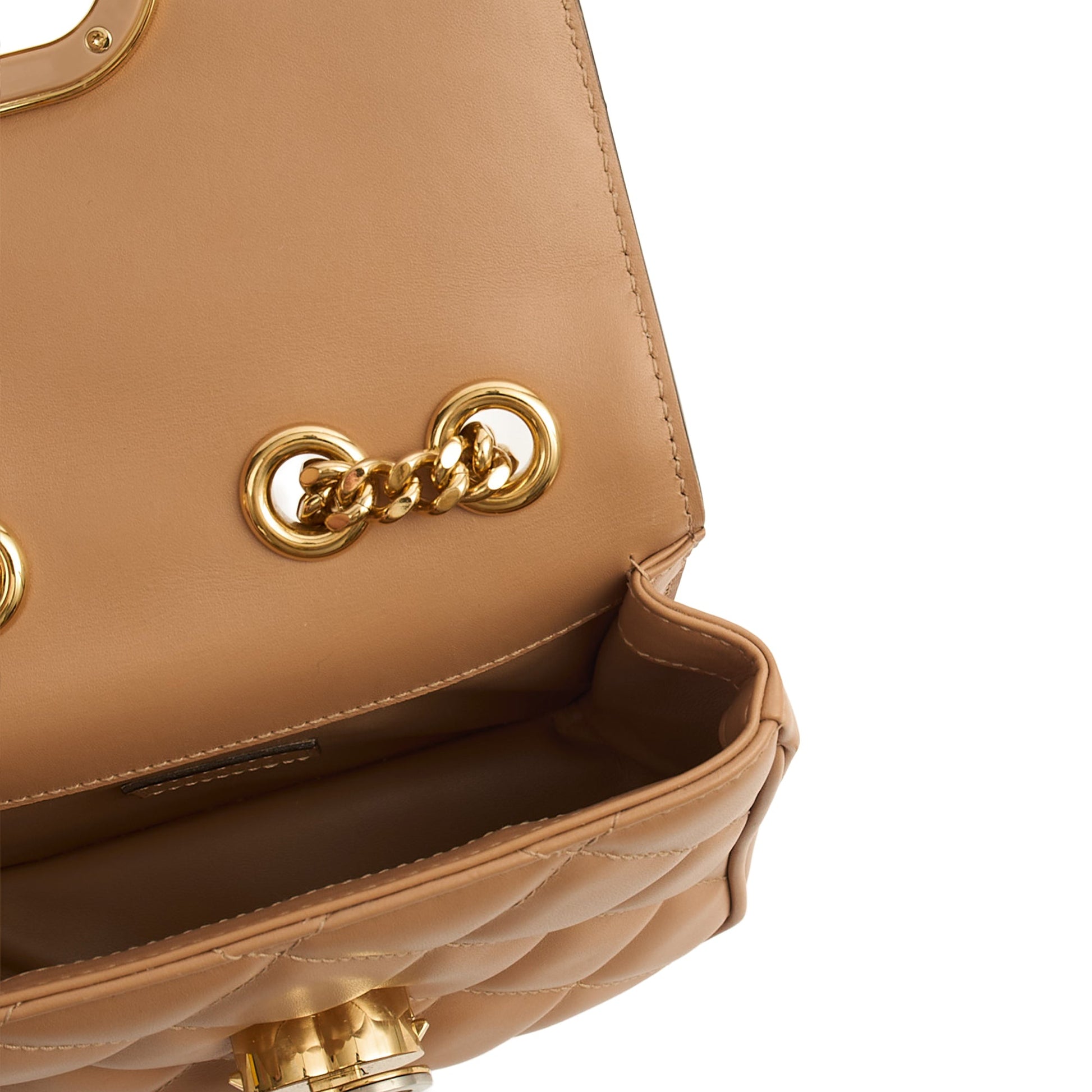 Gucci Cross Body Deco Shoulder - Small in Brown, Leather — Alternate View 7
