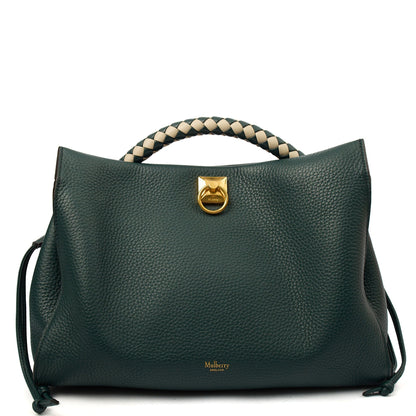Mulberry Tote Iris in Mulberry Green, Leather — Front View