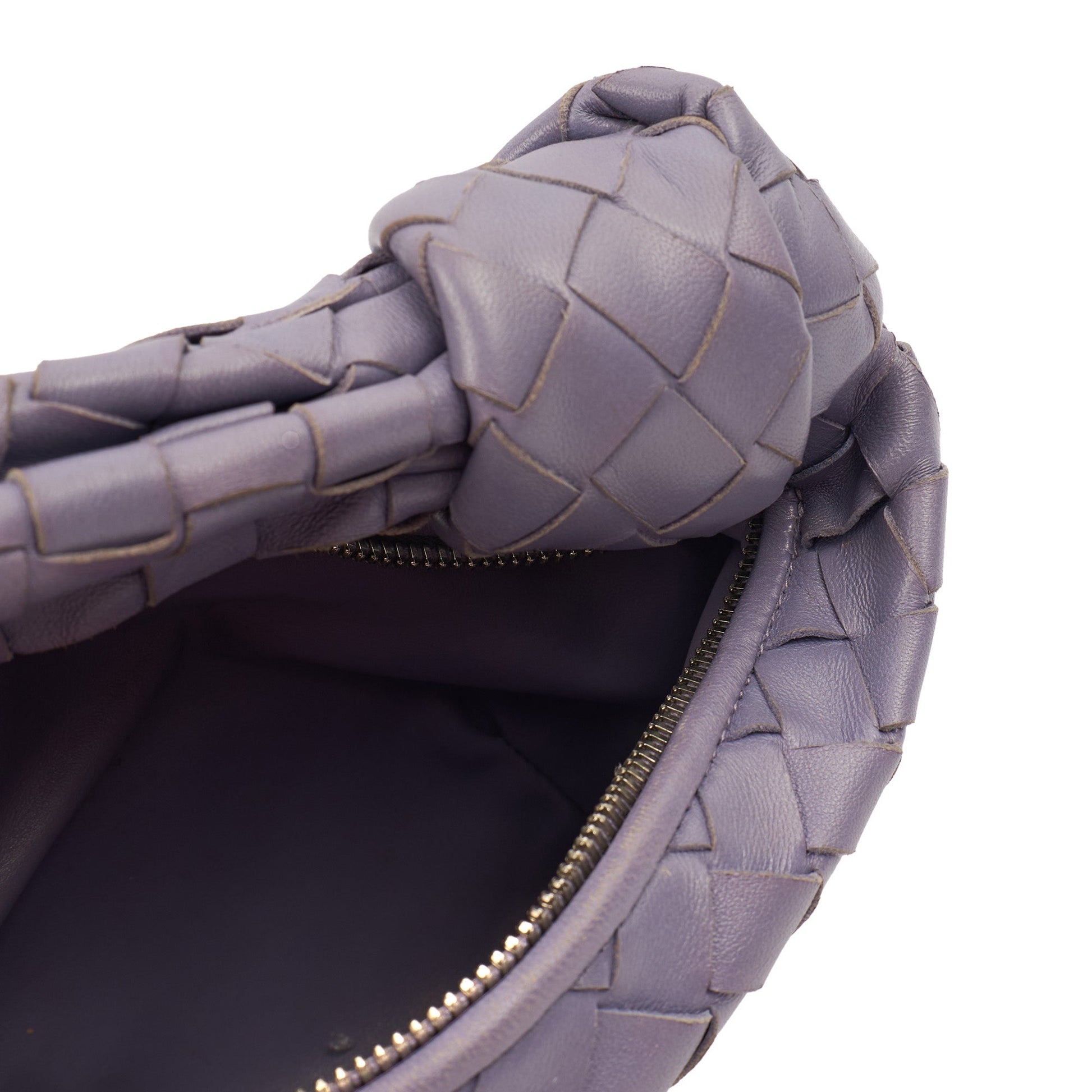 Bottega Veneta Mini Bag Jodie - Mini in Purple, Intrecciato Nappa — Alternate View 12