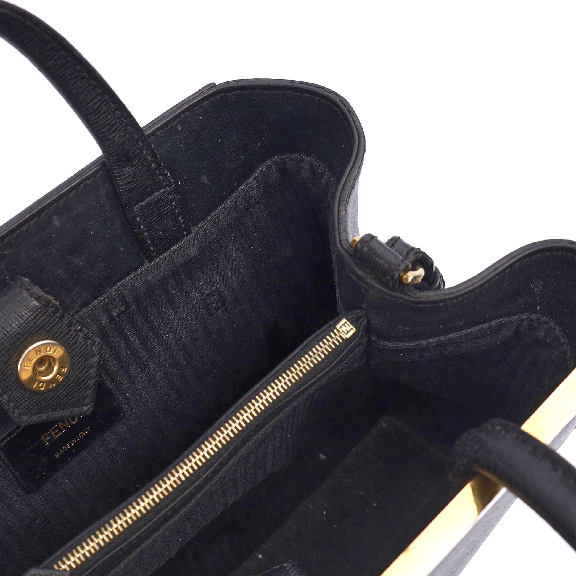 Fendi Tote 2Jour - Medium  in Black, Leather — Alternate View 11