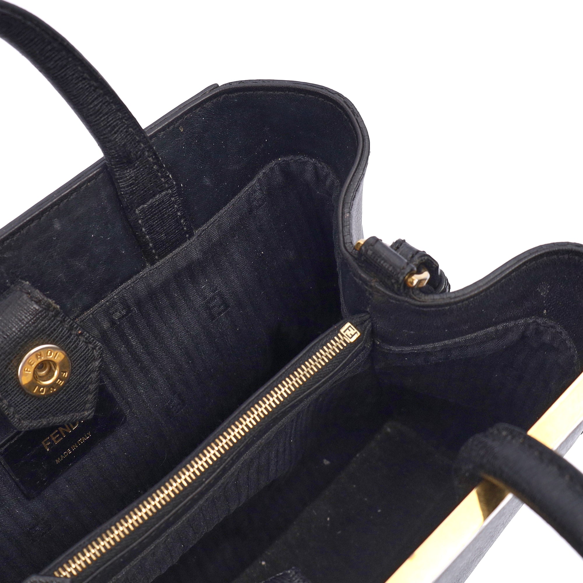 Fendi Tote 2Jour - Medium  in Black, Leather — Alternate View 11