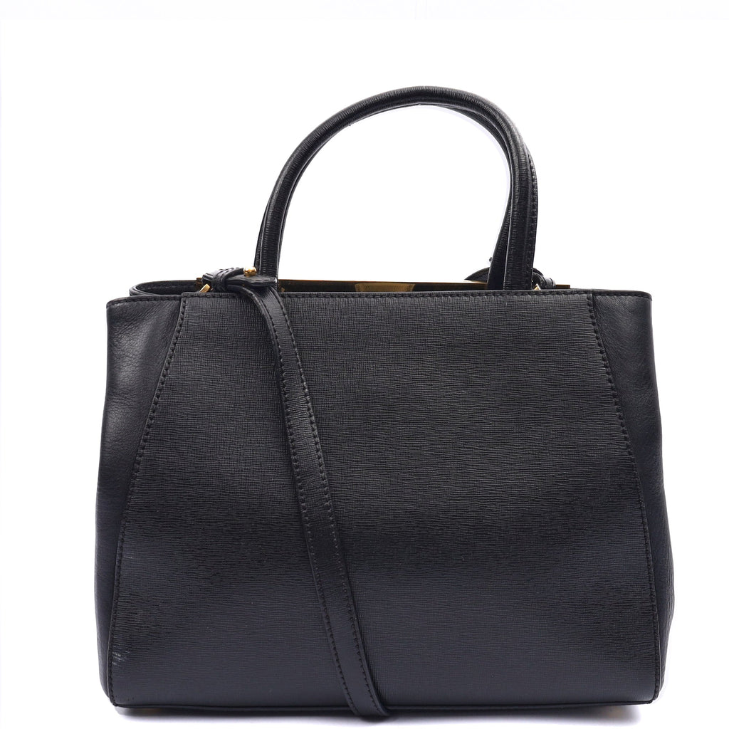 Fendi Tote 2Jour - Medium  in Black, Leather — Alternate View 9