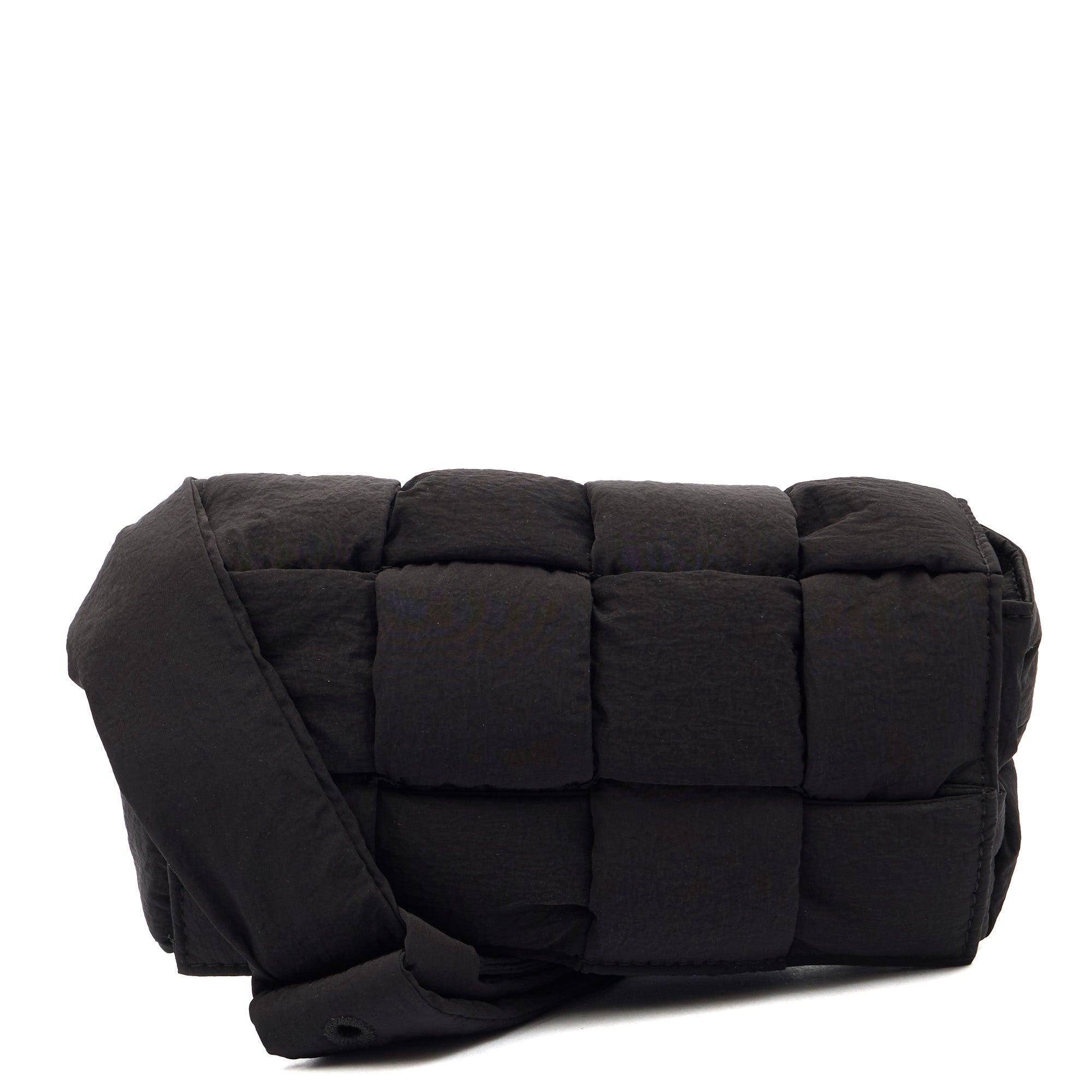 Bottega Veneta Mini Bag Padded Cassette in Black, Fabric — Alternate View 7