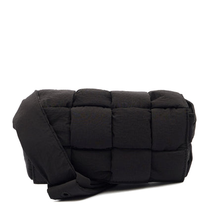 Bottega Veneta Mini Bag Padded Cassette in Black, Fabric — Alternate View 7