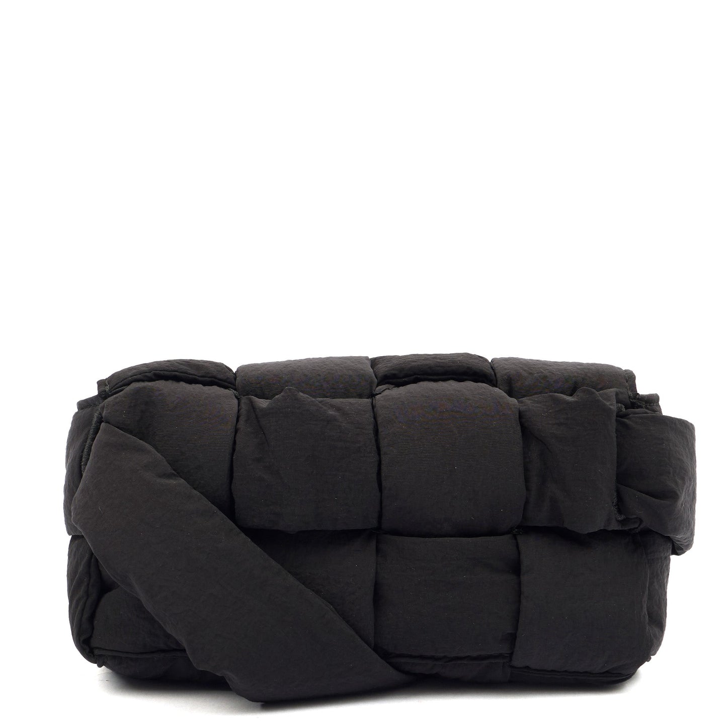 Bottega Veneta Mini Bag Padded Cassette in Black, Fabric — Alternate View 9