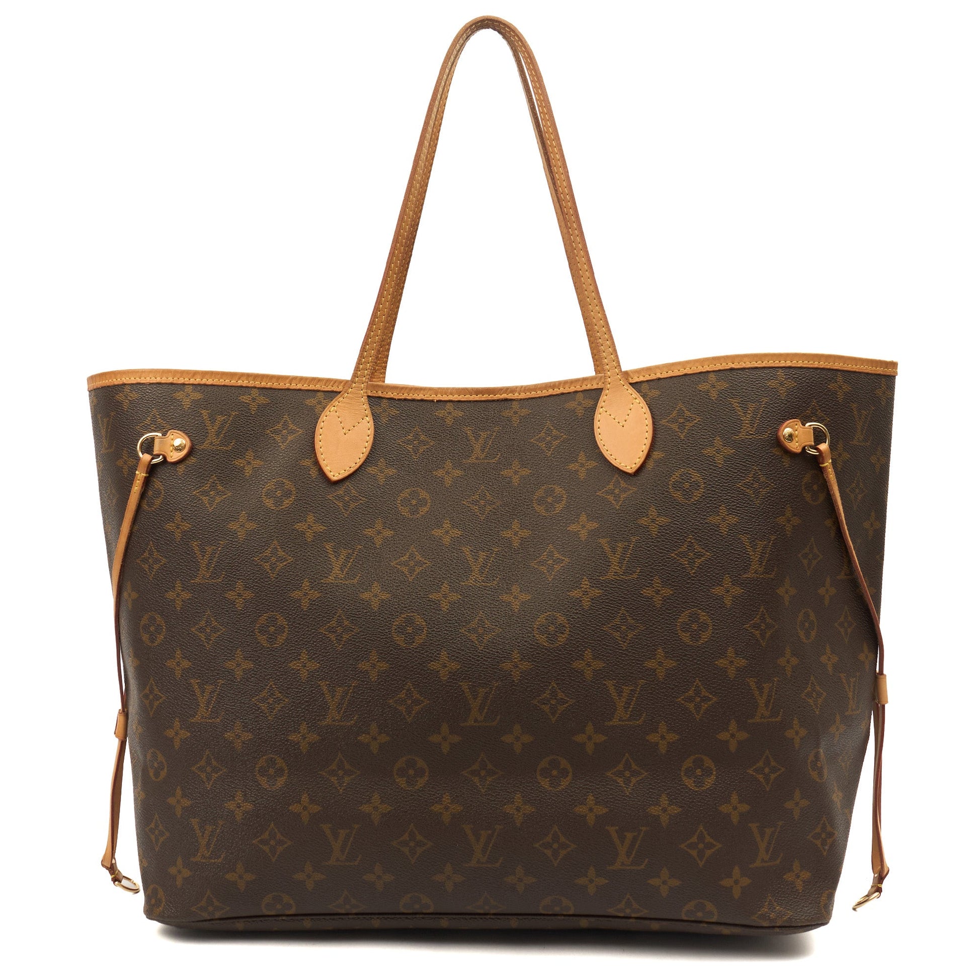 Louis Vuitton Tote Neverfull GM in Monogram, Canvas — Front View