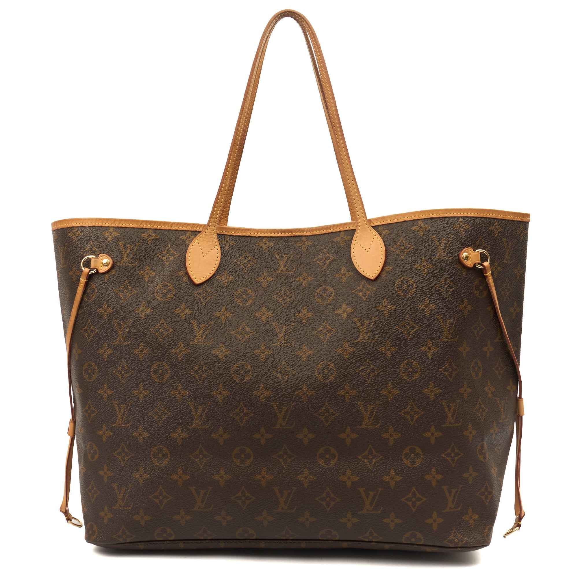 Louis Vuitton Tote Neverfull GM in Monogram, Canvas — Front View