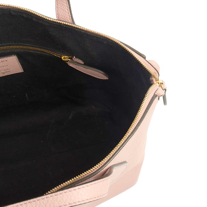 Burberry Tote Tote in Pink, Leather — Detail View