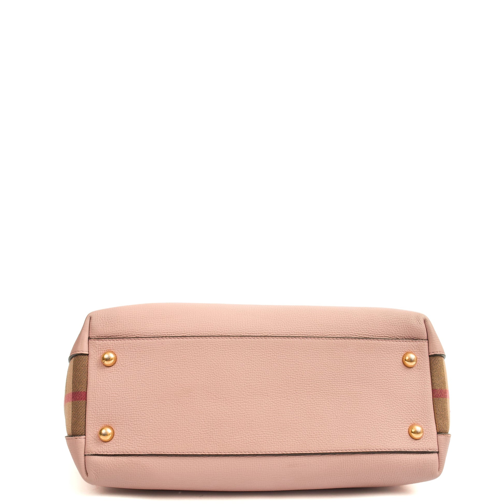 Burberry Tote Tote in Pink, Leather — Top View