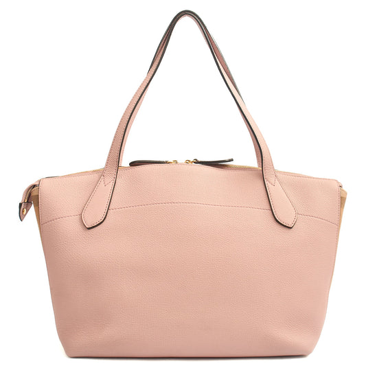 Burberry Tote Tote in Pink, Leather — Front View