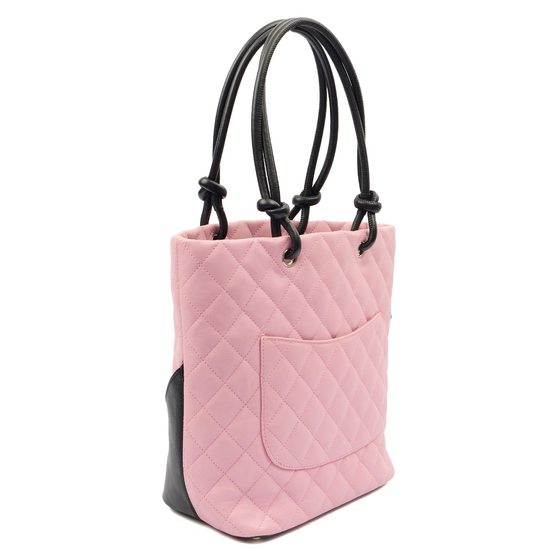 Chanel Tote Cambon Tote in Pink, Lambskin Leather — Alternate View 10