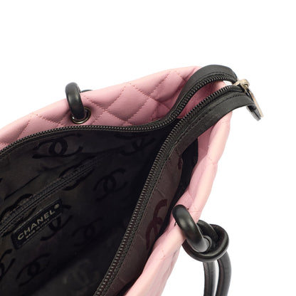 Chanel Tote Cambon Tote in Pink, Lambskin Leather — Alternate View 8