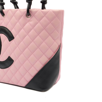 Chanel Tote Cambon Tote in Pink, Lambskin Leather — Alternate View 13