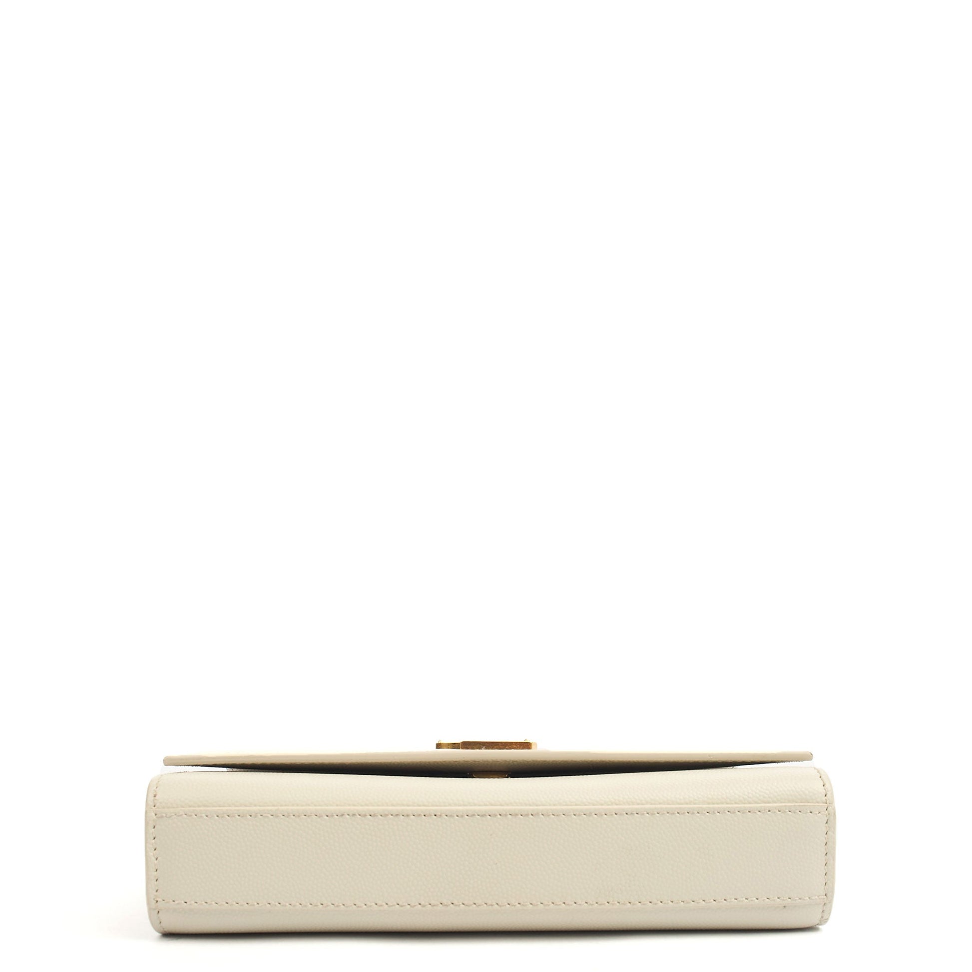 Saint Laurent Cross Body Kate Small in White, Calfskin Leather — Alternate View 10