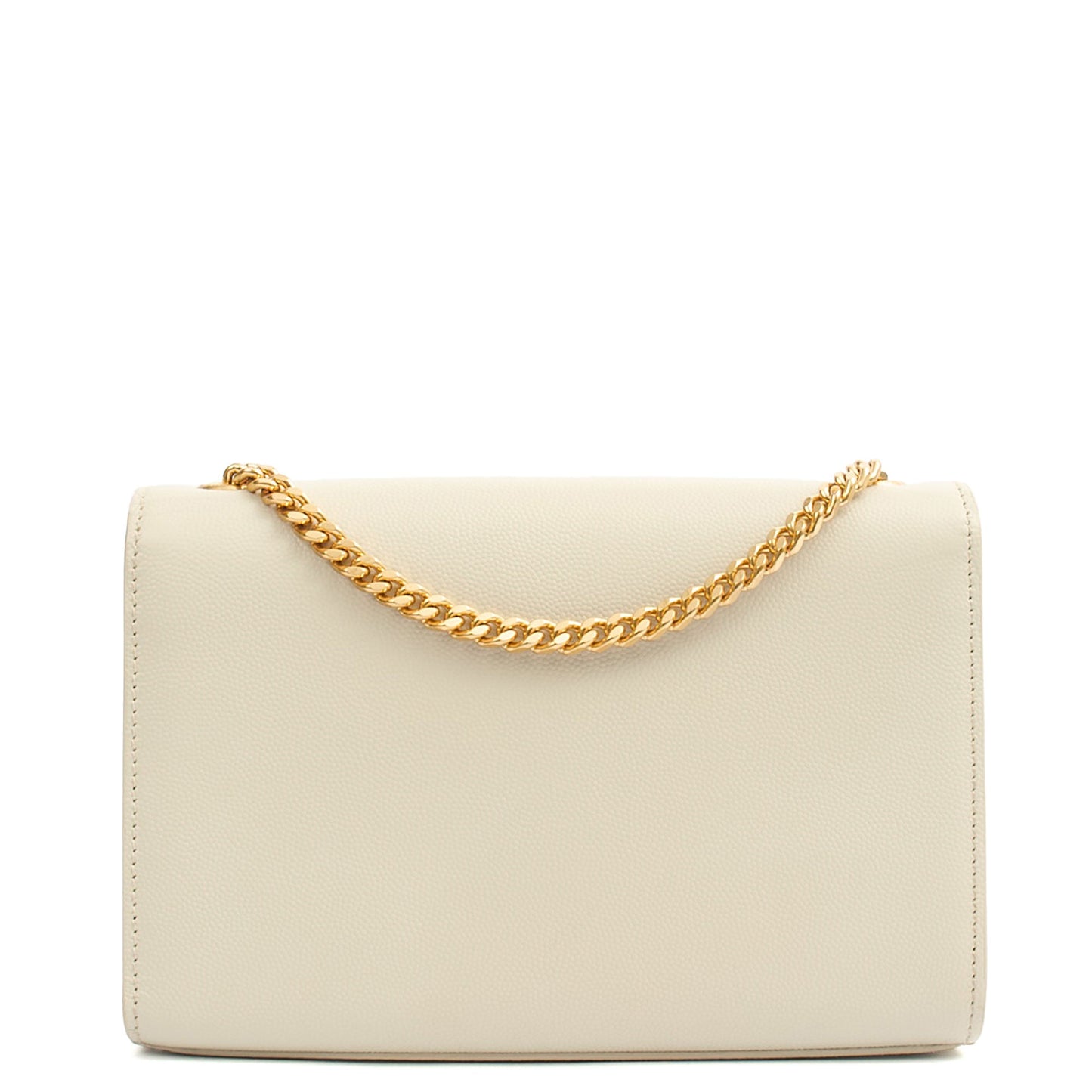 Saint Laurent Cross Body Kate Small in White, Calfskin Leather — Back View
