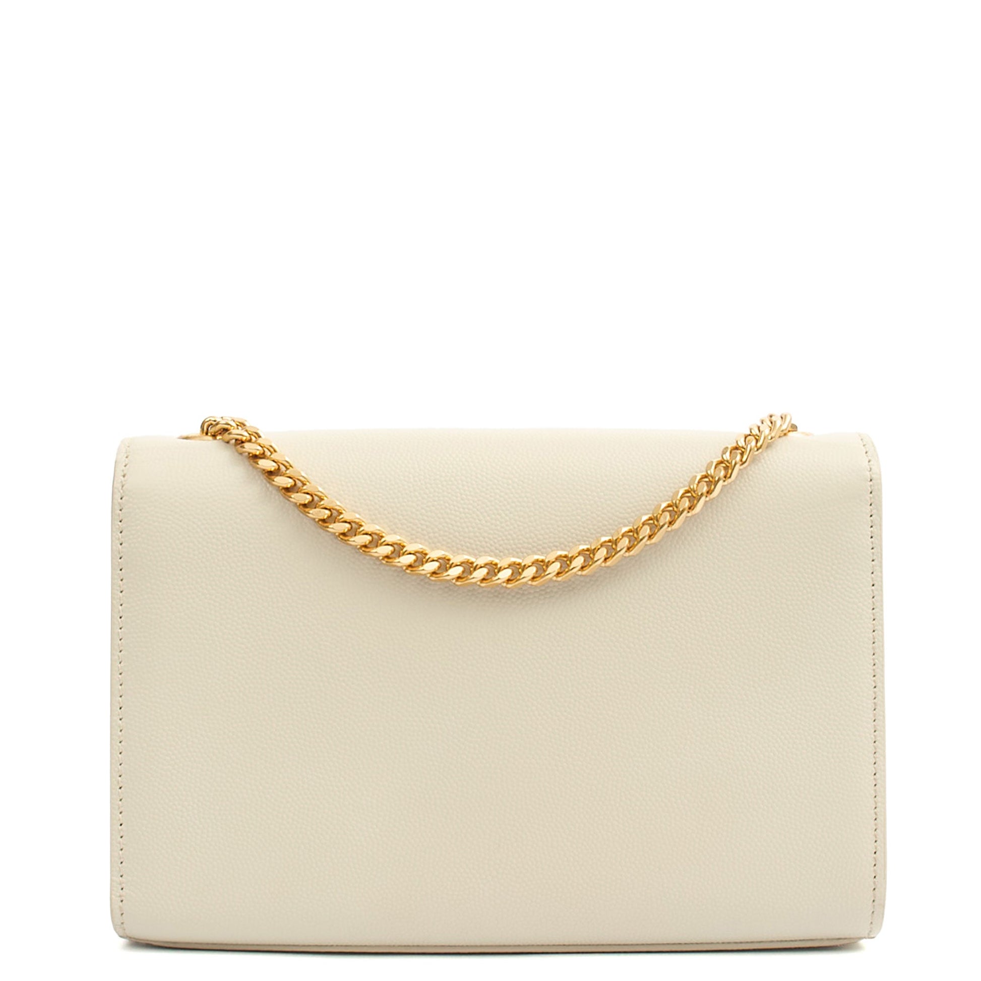 Saint Laurent Cross Body Kate Small in White, Calfskin Leather — Alternate View 9