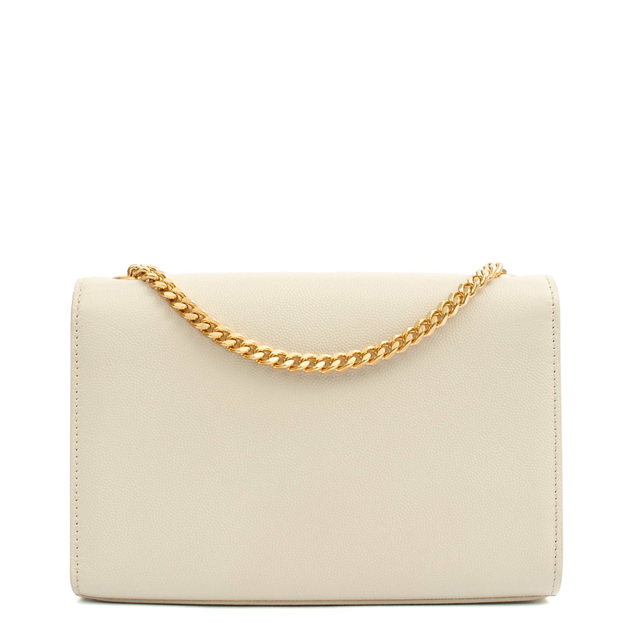 Saint Laurent Cross Body Kate Small in White, Calfskin Leather — Alternate View 9