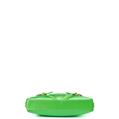 Givenchy Shoulder Bag Voyou - Mini in Green, Fabric — Top View