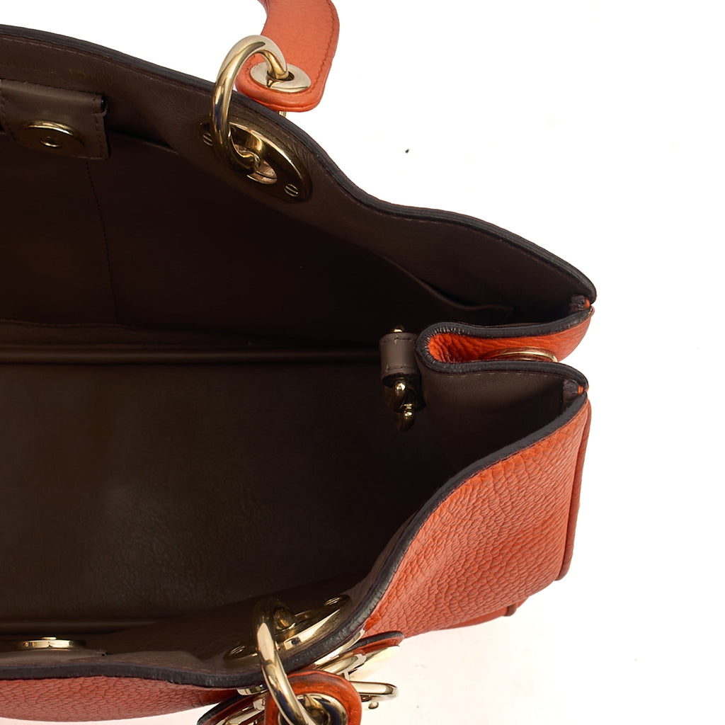 Christian Dior Diorissimo tote in Orange, Leather — Alternate View 8