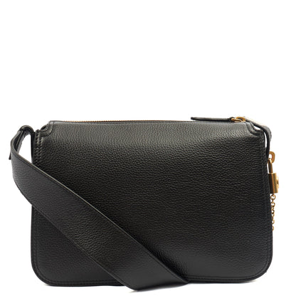 Mulberry Cross Body Billie in Black, Leather — Top View