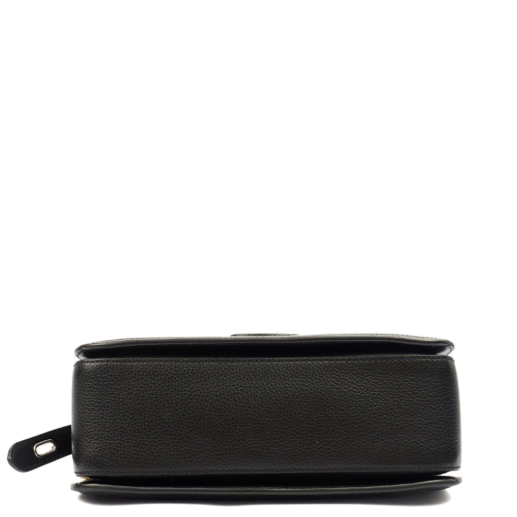 Mulberry Cross Body Billie in Black, Leather — Detail View