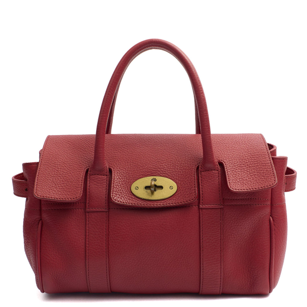 Mulberry Tote Ledbury in Red, Leather — Front View