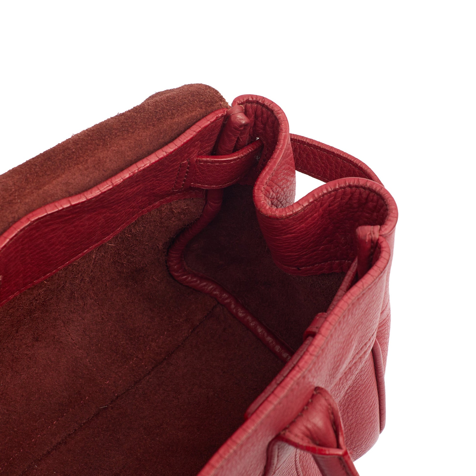 Mulberry Tote Ledbury in Red, Leather — Detail View