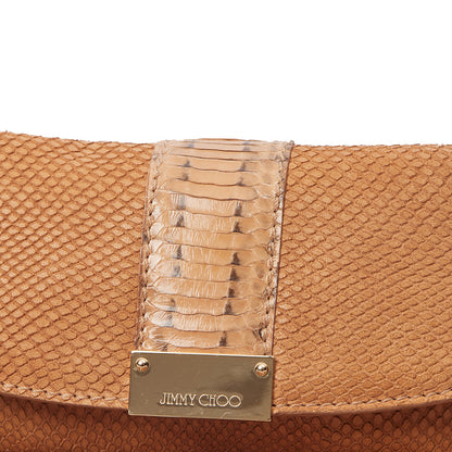 Jimmy Choo Clutch Clutch in Brown, Leather — Alternate View 12