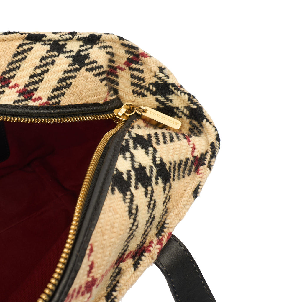 Burberry Tote Check Tote in Nova Check, Canvas — Lifestyle View