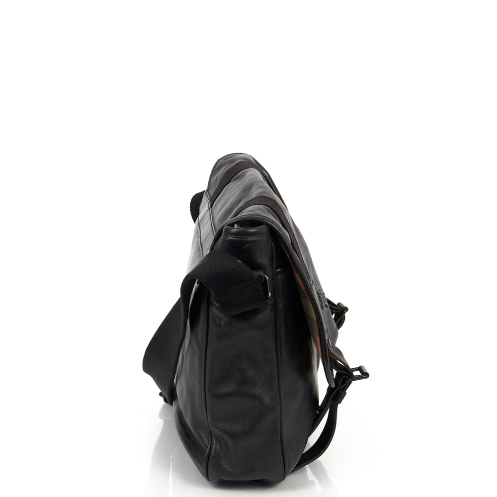 Burberry Satchel in Black, Leather — Alternate View 9