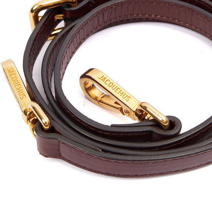 Jacquemus Mini Bag Le Grand Bambino in Red, Leather — Detail View