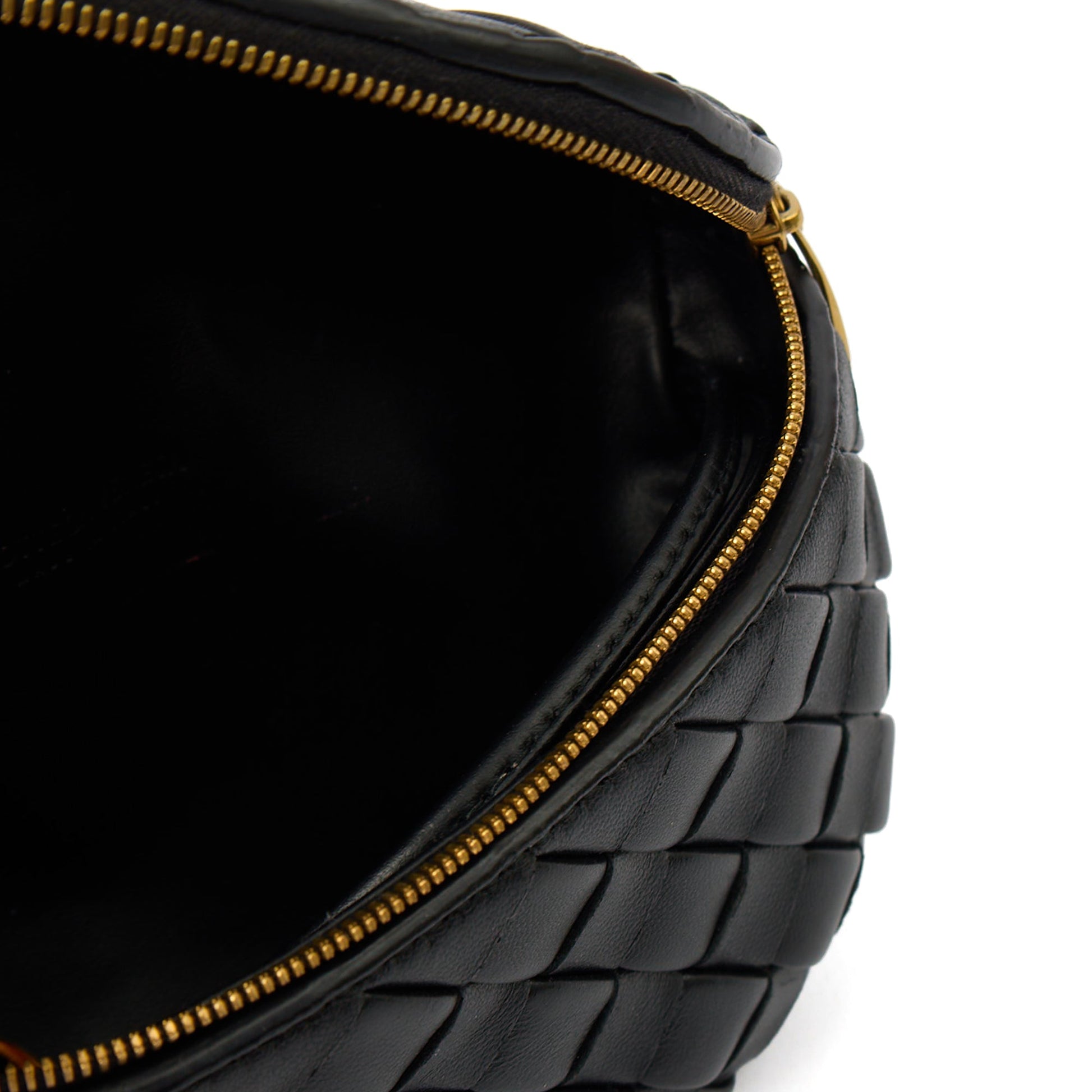 Bottega Veneta Cross Body Cross Body in Black, Intrecciato Nappa — Alternate View 8
