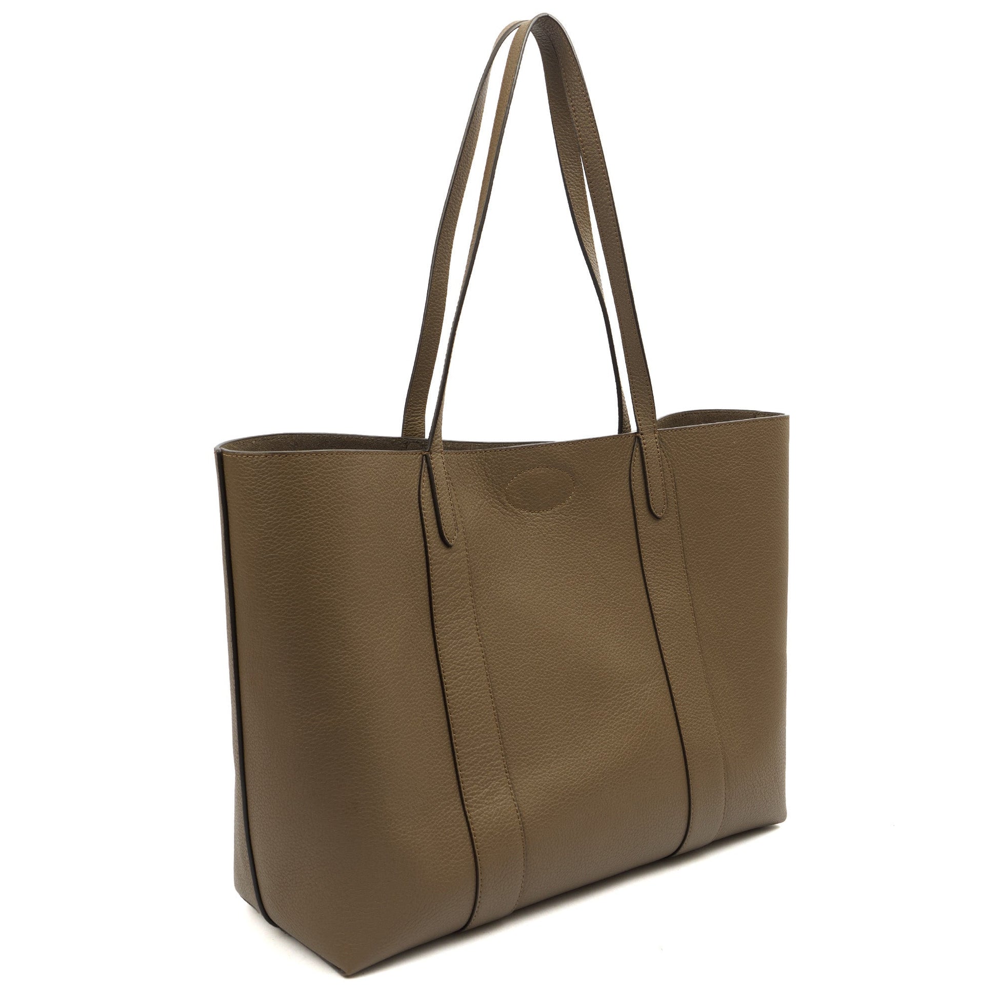 Mulberry Tote Bayswater Tote in Clay, Calfskin Leather — Back View