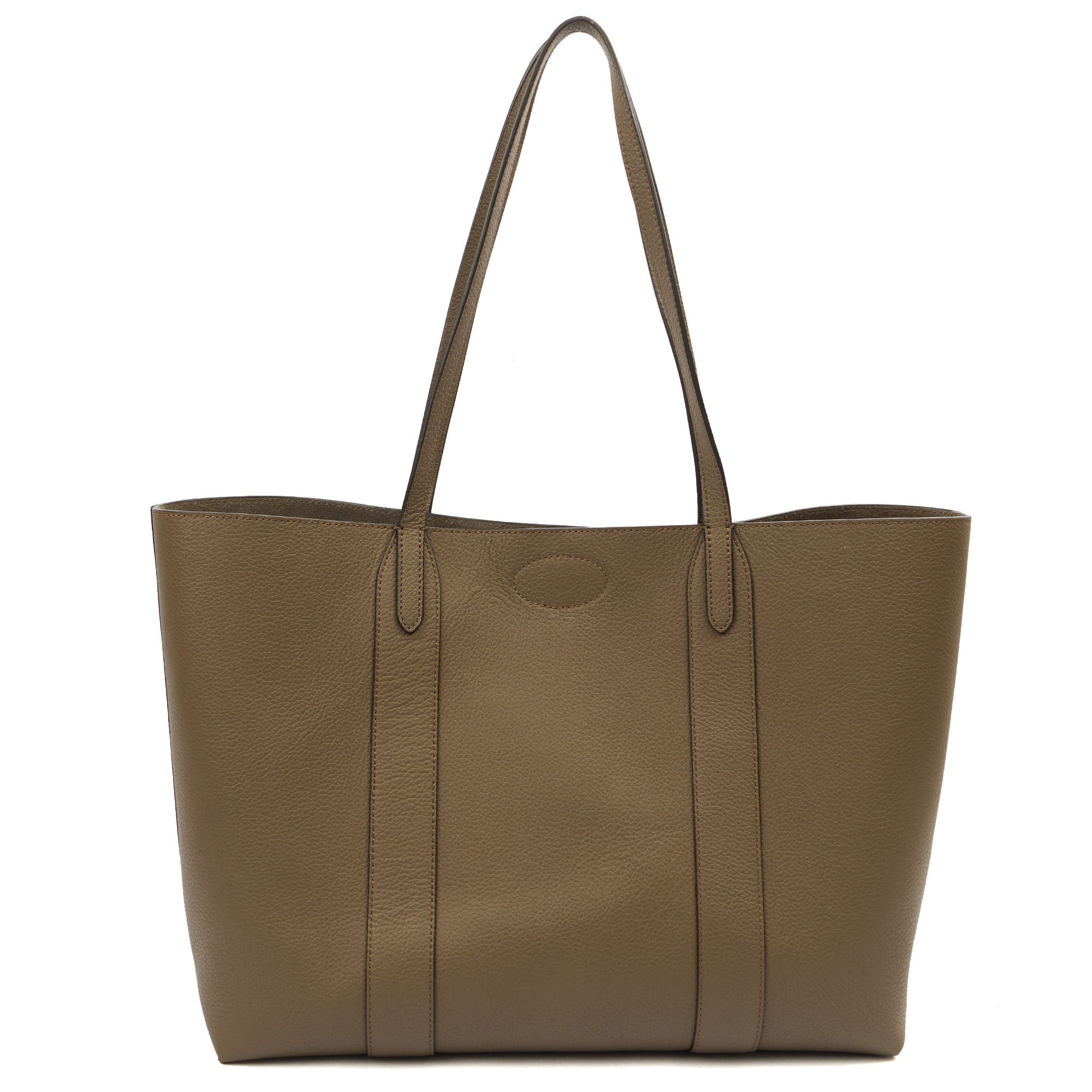 Mulberry Tote Bayswater Tote in Clay, Calfskin Leather — Top View