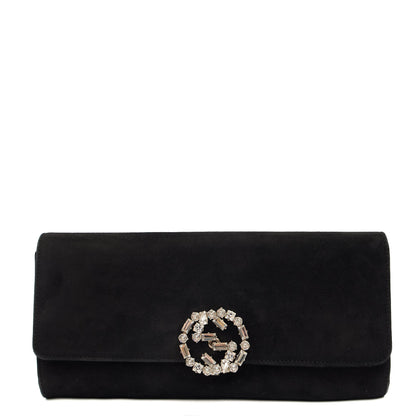 Gucci Clutch Clutch in Black, Velvet — Alternate View 7