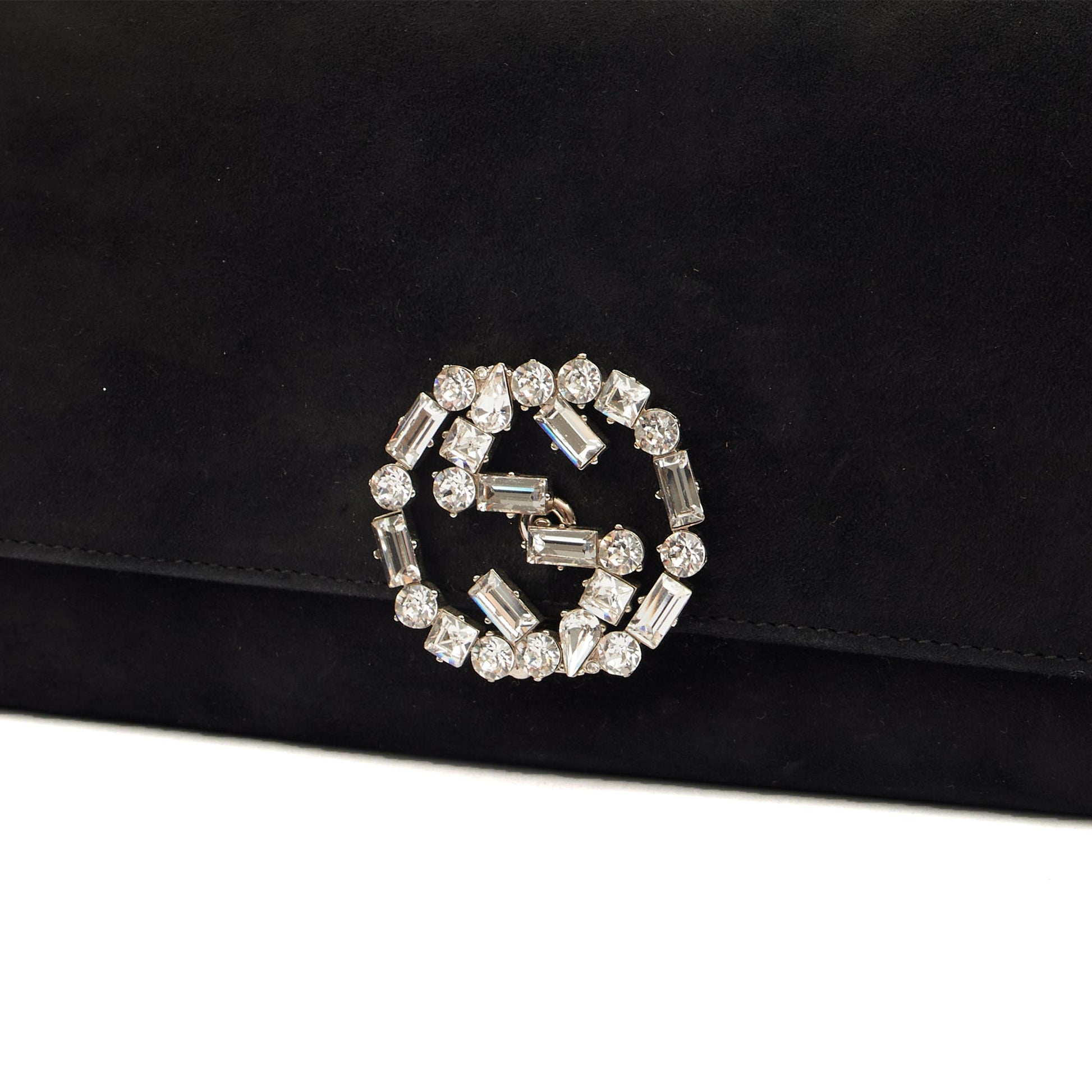 Gucci Clutch Clutch in Black, Velvet — Lifestyle View