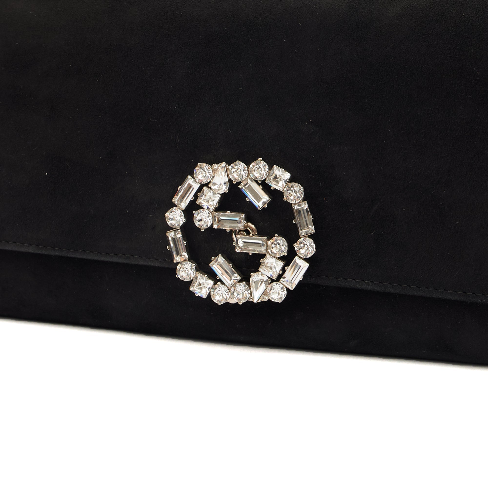 Gucci Clutch Clutch in Black, Velvet — Lifestyle View