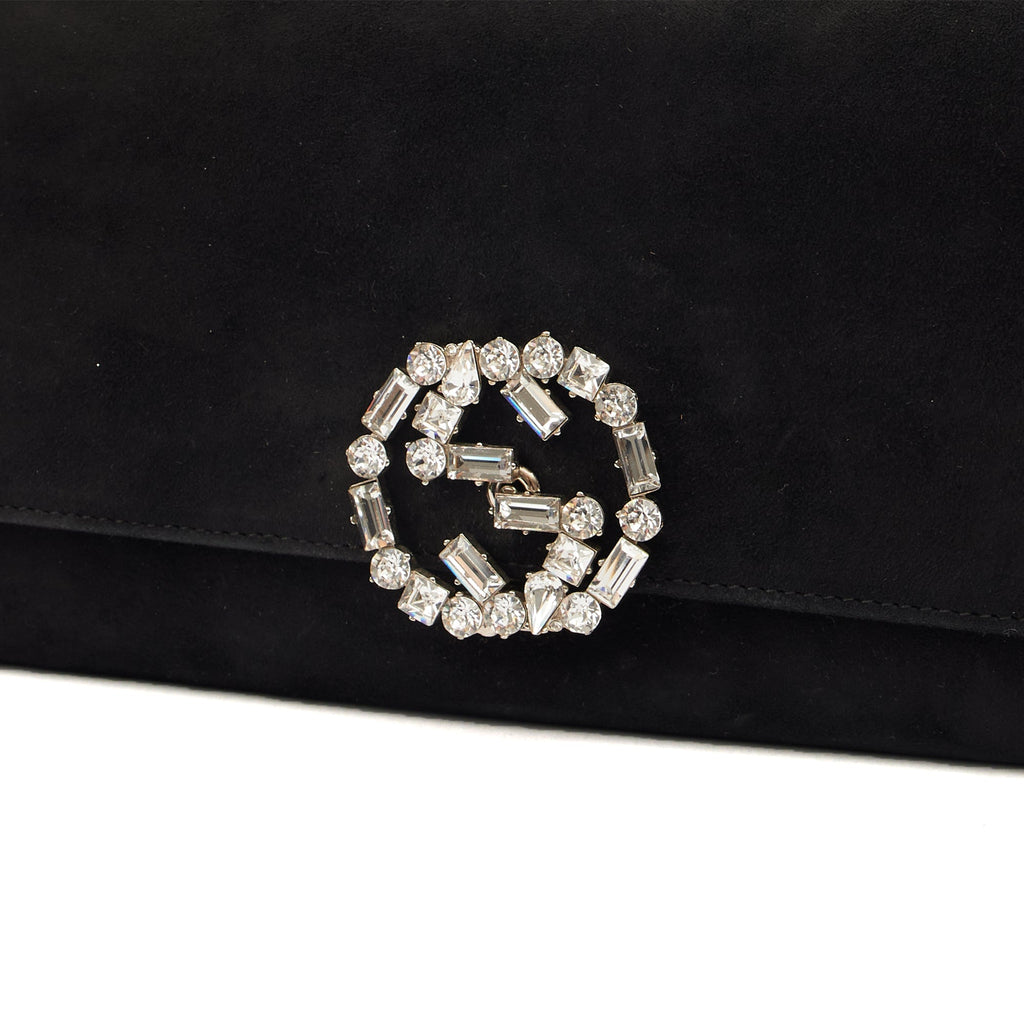 Gucci Clutch Clutch in Black, Velvet — Alternate View 12