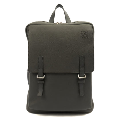 Loewe Backpack Yago Backpack in Grey, Leather — Front View