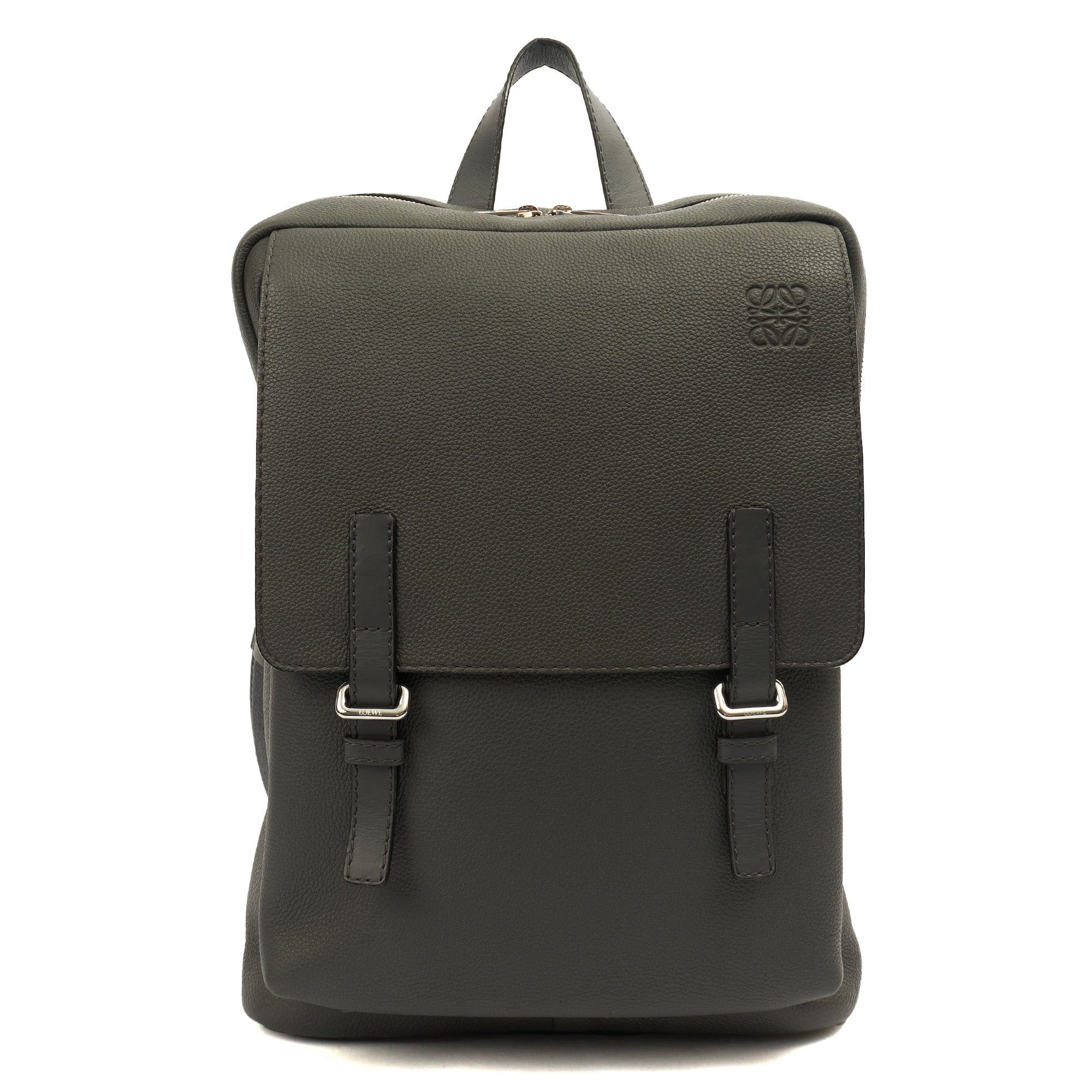 Loewe Backpack Yago Backpack in Grey, Leather — Alternate View 13