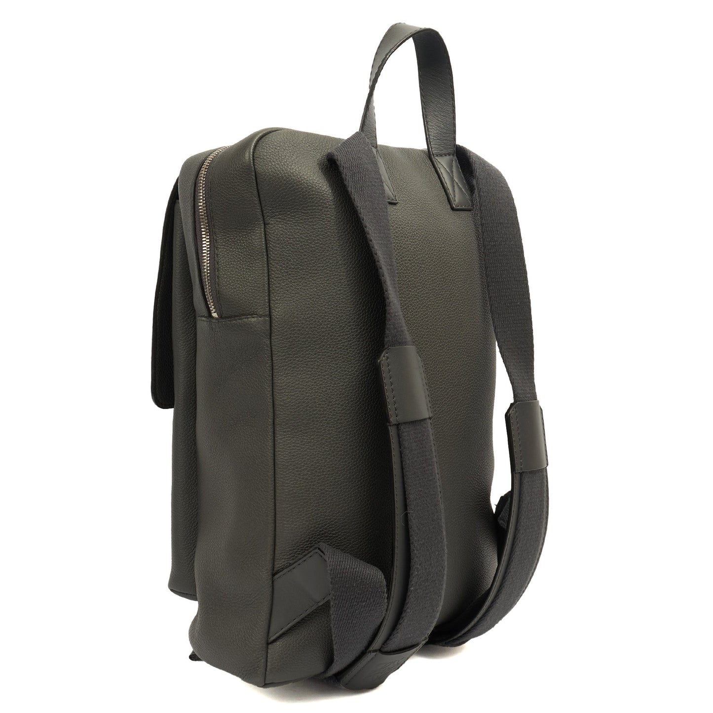 Loewe Backpack Yago Backpack in Grey, Leather — Back View