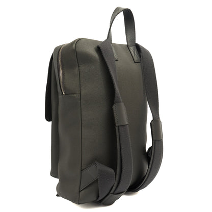 Loewe Backpack Yago Backpack in Grey, Leather — Back View