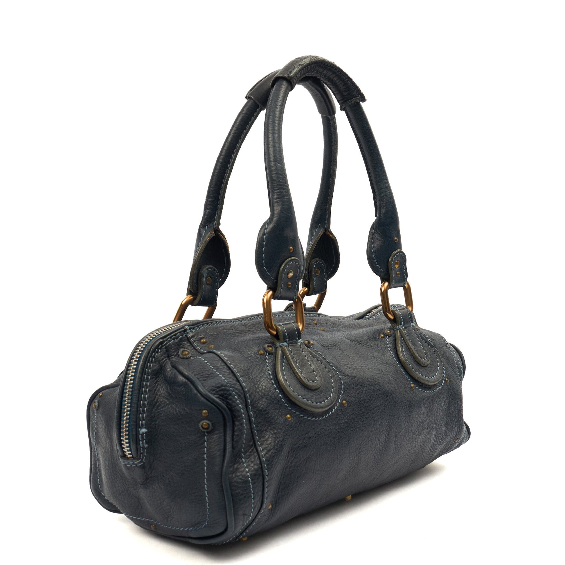 Chloe Shoulder Bag Paddington - Small in Blue, Leather — Alternate View 10