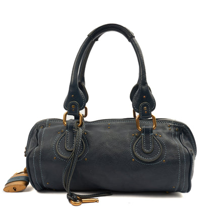 Chloe Shoulder Bag Paddington - Small in Blue, Leather — Alternate View 8
