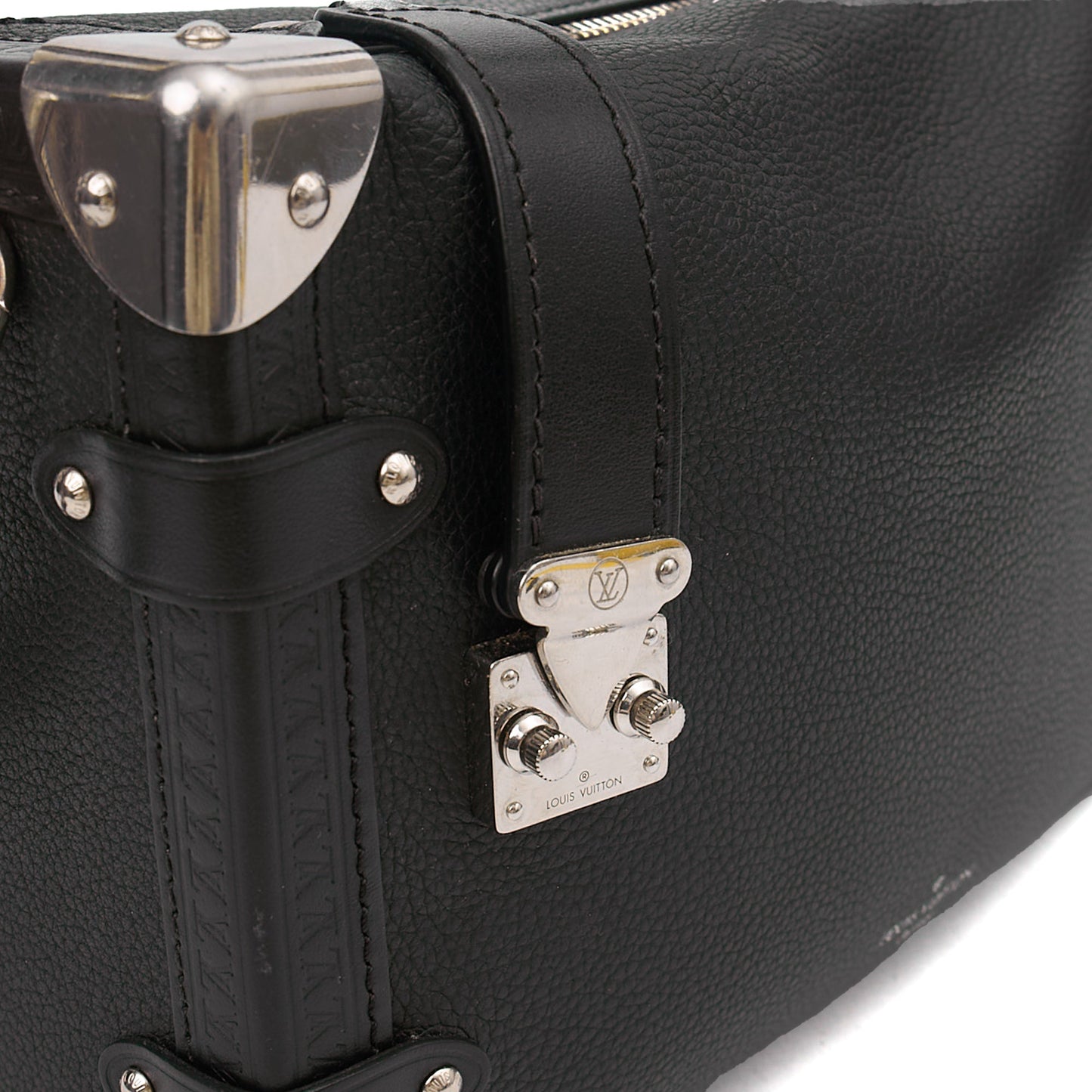 Louis Vuitton Cross Body Side Trunk PM in Black, Leather — Alternate View 19