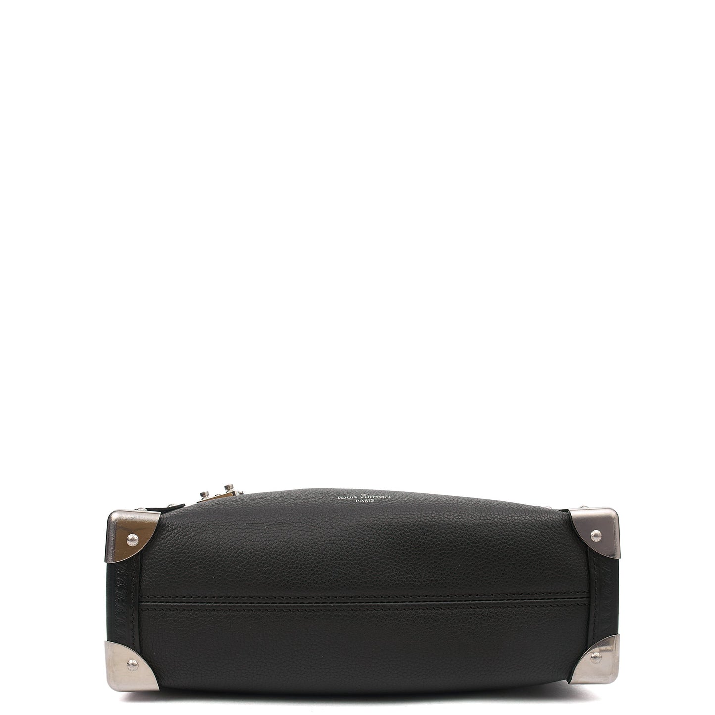Louis Vuitton Cross Body Side Trunk PM in Black, Leather — Top View