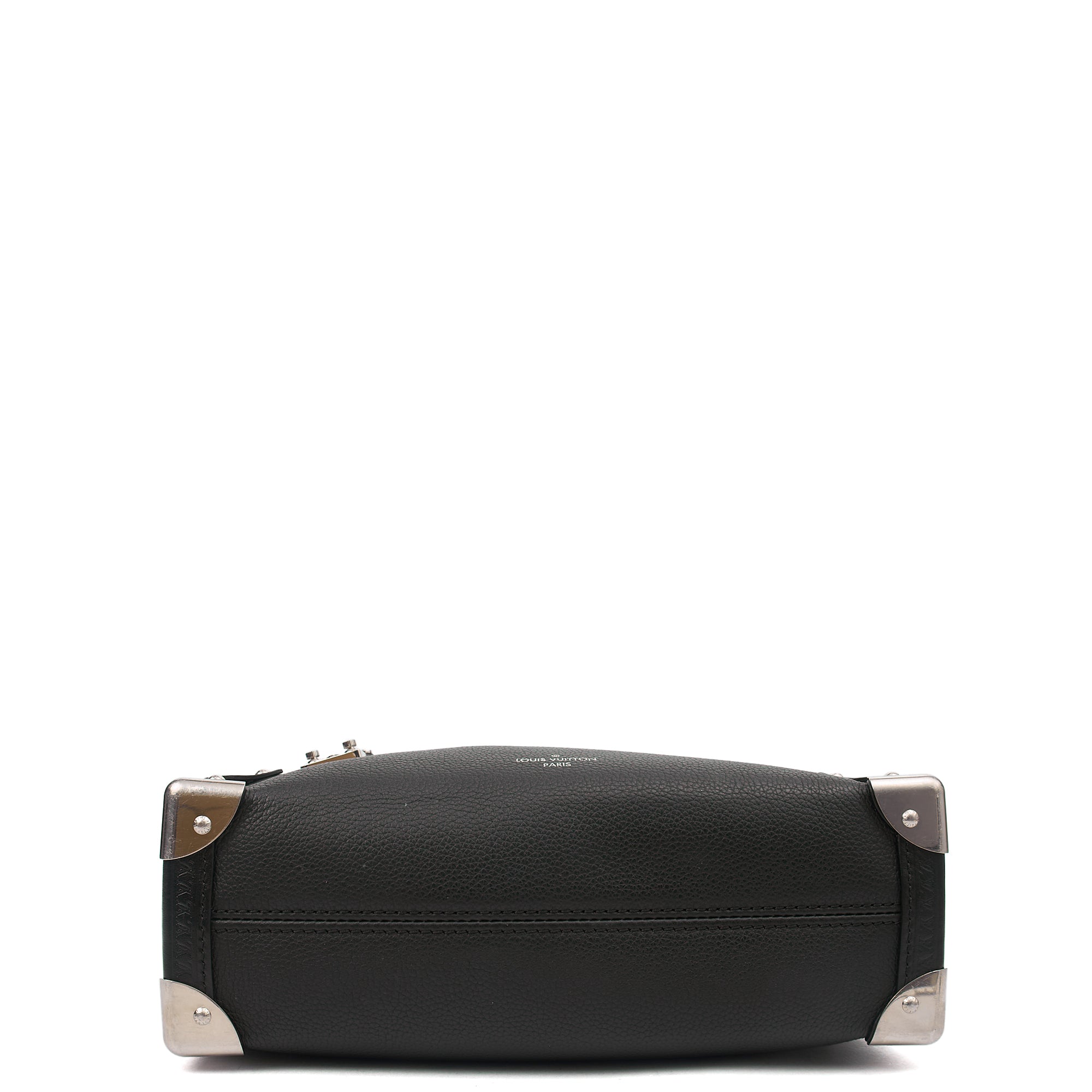 Louis Vuitton Cross Body Side Trunk PM in Black, Leather — Top View